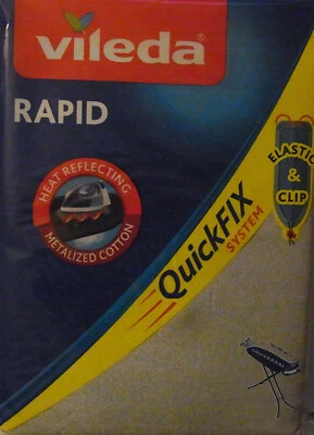 Vileda® Bügelbrett-Bezug Rapid QuickFIX System 110x130cm 30-45cm hitzereflektier - Bild 1 von 2