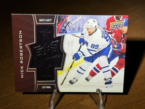 2020-21 UD Extended Series SPX Finite #SF-48 Nick Robertson /2999 Maple Leafs