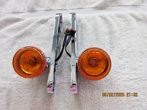 OEM used Harley D. Chrome Turn signal/running lights-2014 up Street Glide#2 - Picture 1 of 10