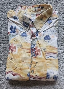 Vintage Angelica Floral Tropical Button Up Hawaiihemd Herren Größe 3XL - Bild 1 von 6