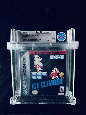 Ice Climber Classic NES Series GBA WATA 9.2 A FACTORY SEALED - Image 1 of 3