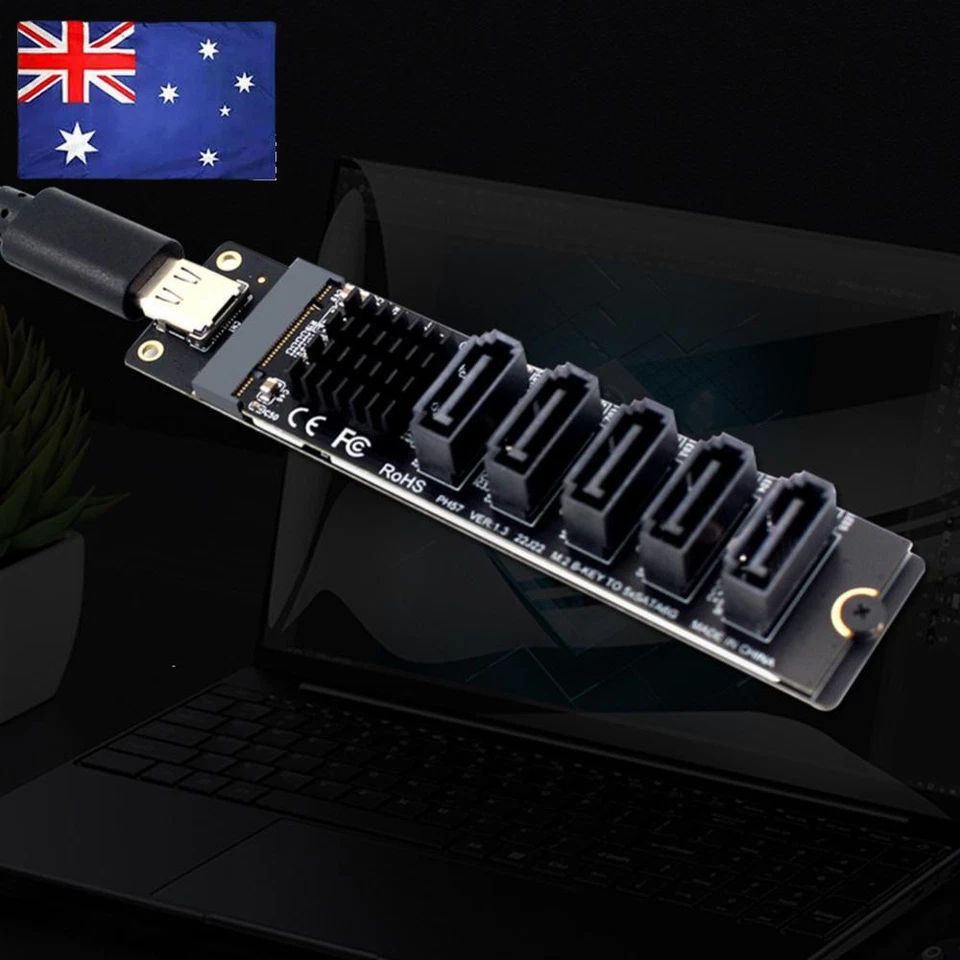 USB C To SATA 3.0 Expansion Card 6Gbps Plug and Play USB C To SATA 3.0 Adapter - Image 1 of 4