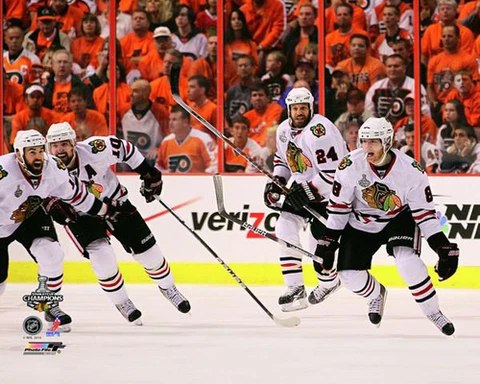 Patrick Kane Chicago Blackhawks 2010 Stanley Cup OT MAGIC Premium 20x24 POSTER Cover