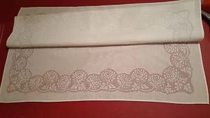 8 tovaglioli in cotone organdy bianco crisantemo 20" mq nuovi senza scatola - Foto 1 di 4