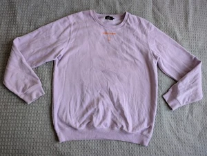 Lonely Ghost Sweatshirt Adult Extra Large Purple Text Me When You Get Home Logo - Picture 1 of 11