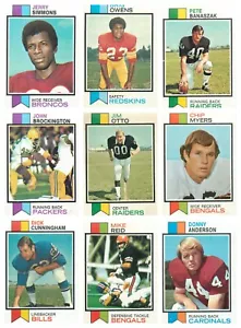 1973 Topps Vintage Football NFL #401-#496 U-Pick - Bild 1 von 61