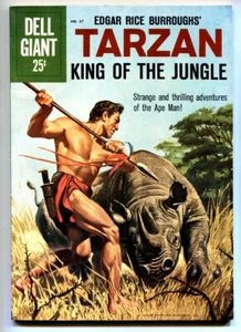 Tarzan King of The Jungle #37-1960-Jesse Marsh-jungle thrills-ERB-VF- HIGH GRD - Picture 1 of 2