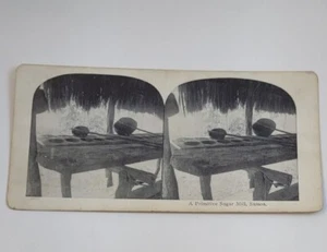 Stereoscope Stereoview Card A Primitive Sugar Mill Samoa - Picture 1 of 5