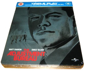 The Adjustment Bureau - Super Rare - New Sealed Blu-Ray - Steelbook Edition - Picture 1 of 1