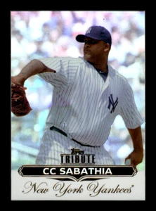 2011 Topps Tribute Baseball CC Sabathia #48 New York Yankees Baseball Card - Picture 1 of 2