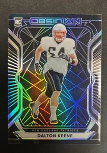 2020 PANINI OBSIDIAN DALTON KEENE #182 ROOKIE RC NEW ENGLAND PATRIOTS - Picture 1 of 2