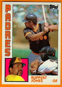 RUPPERT JONES (SAN DIEGO PADRES) 1984 TOPPS BASEBALL KARTE - Bild 1 von 1