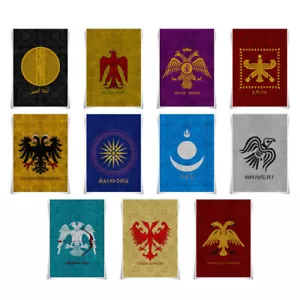 Altes Reich Banner Reich Flagge A3 Poster Emblem Drucke Wandkunst Byzanz - Bild 1 von 15