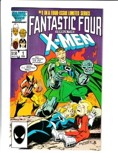 Fantastic Four VS. X-Men #1 - Marvel 1987 - Cubierta de Bogdanove casi nueva 9,2 - Imagen 1 de 2