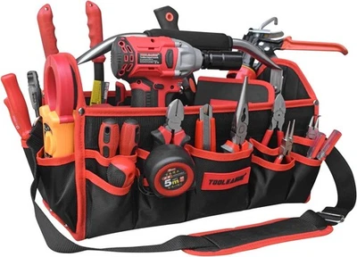 Tool Carrier with Adjustable Shoulder Strap Open Top Veto Tool Bag - Image 1 of 4