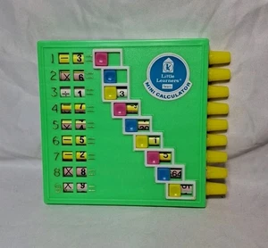 Vintage Sears Little Learners Mini Calculator Green Educational Toy 1980S - Picture 1 of 4