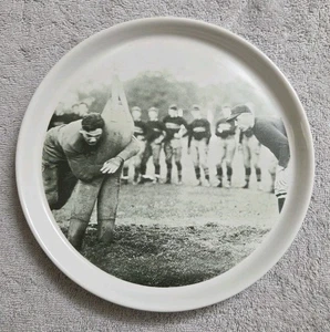 Potterybarn Schwarz & Weiß Old Style Fußball Teller (Set 4 verschiedene Teller) - Bild 1 von 8