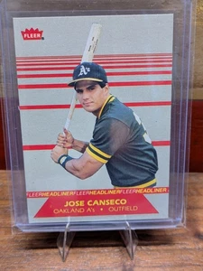 1987 Fleer Headliner Jose Canseco - Picture 1 of 2