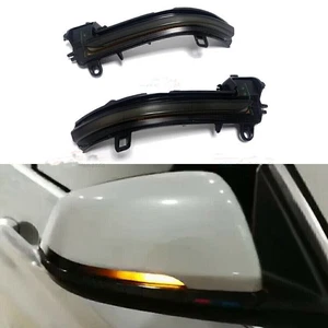 Espejo retrovisor lateral ahumado coche luz intermitente LED secuencial para BMW serie 1-4 - Imagen 1 de 5