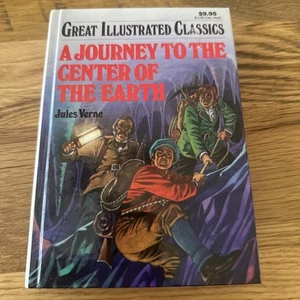 Great Illustrated Classics A Journey To The Center Of The Earth By Jules Verne - Foto 1 di 8