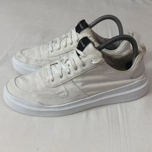 Scarpe Cole Haan Uomo 9 B Grandpro Rally Sneakers Casual C34712 Tessuto Bianco - Foto 1 di 24