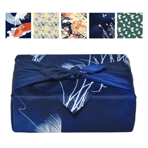 Pañuelo estilo japonés envoltura tela festival regalo embalaje tela reutilizable - Imagen 1 de 24