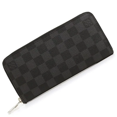 LOUIS VUITTON Zippy Wallet Vertical Long Wallet Damier Graphite, Black N63095 - Image 1 of 4