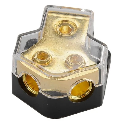 1pcs 2-Way Audio Power Ground Cable Splitter Distribution Block for Car Boat - Image 1 of 4