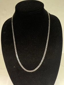 Vintage 925 Sterling Silber Mariner Kette 11,25" Halskette - Bild 1 von 4