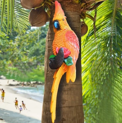 Estatuas y estatuas de decoración de pájaros reales de 15", esculturas y estatuas de animales de jardín al aire libre, Resi... Foto 1 de 4