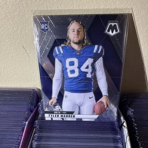 2025 Panini Mosaic Tyler Warren RC Rookie Photo Variation SP Colts  - Picture 1 of 2