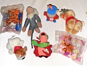 Disney weiche Ornamente Clip-ons Menge 7 McDonalds Happy Meals Krawatten Film - Bild 1 von 7