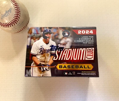 2024 Topps Stadium Club Baseball Factory Sealed BLASTER BOX Skenes, Ohtani AUTO? - Image 1 of 4