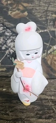 Muñeca Hakata Tradicional Japonesa Decoración De Colección Pintada a Mano Flor de Cerezo H Foto 1 de 4