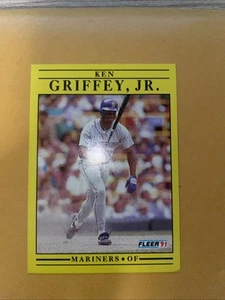 1991 Fleer Ken Griffey Jr. - EX - Bild 1 von 2