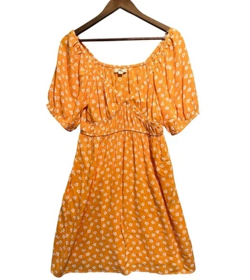 Mini Vestido Floral Boho Playa Vacaciones Rip Curl Para Mujer Tropical Manga Abullonada Talla S Foto 1 de 4