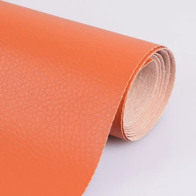 54"x36" Faux Leather Fabric Lychee Pattern Upholstery Synthetic Pleather for DIY - Image 1 of 4