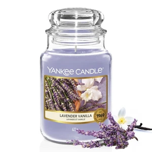 Yankee Candle Lavender Vanilla Duftkerze im Glas für entspannende Momente - Bild 1 von 8