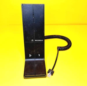 MOTOROLA HMN3000B TWO WAY RADIO DESKTOP MICROPHONE BLACK FOR RADIUS GM300 SERIES - Picture 1 of 6