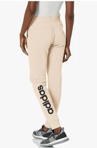 adidas Women's Essentials French Terry Logo Pants - Size XL NEW - Picture 1 of 4