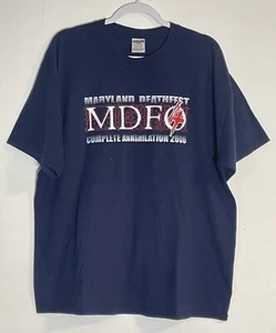 Maryland DeathFest 4 2006 Vintage T Shirt XL Metal Band Concert Festival - Picture 1 of 5