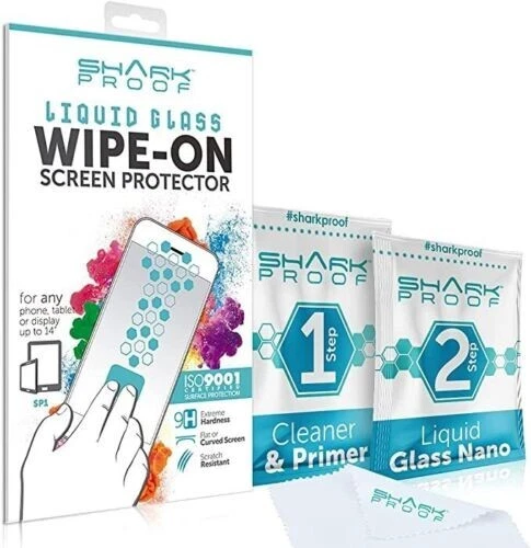 Shark Proof Liquid Glass Wipe-On Screen Protector, Devices up to 14" - Image 1 of 1