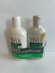 Lamaur Collagen Enriched STYLE Shampoo Conditioner Body Building Formula Vtg New - Picture 1 of 7