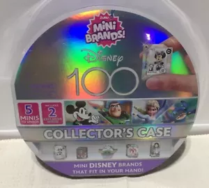 DISNEY 100 MINI BRANDS COLLECTOR'S CASE W/5 MINIS INSIDE-NWT! - Picture 1 of 3