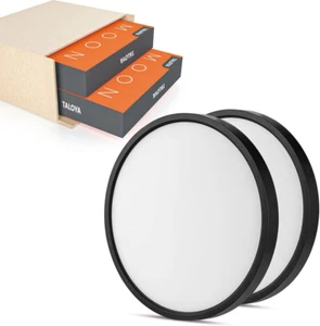 Surface Mount LED Ceiling Light 12 Inch-2 Pack Black Shell, Equivalent to Tradit - Picture 1 of 12