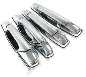 Maniglia porta posteriore destra passeggero Chevrolet GMC Cadillac cromata nuova OEM 84053450 - Foto 1 di 8