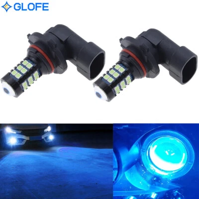 2X Ice Blue 9006 HB4 High Power Bright LED Bulbs 3030 30-SMD Driving/Fog lights - Image 1 of 4