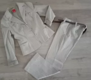 S. Oliver Blazer Hose Set Hosenanzug Damen beige 36 - Bild 1 von 6
