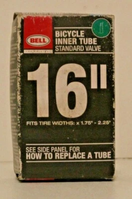 BELL 16" Universal Bicycle Inner Tube Standard Schrader Valve x1.75" - 2.25"  - Image 1 of 2