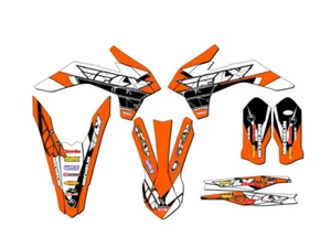2015-2016 XC 13 FLY Orange Senge Graphics Kit Compatible with KTM - Picture 1 of 10